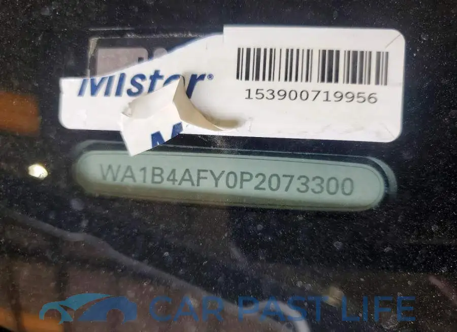 WA1B4AFY0P2073300# 12