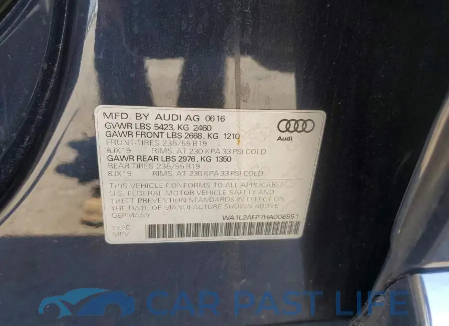 WA1L2AFP7HA008551# 13