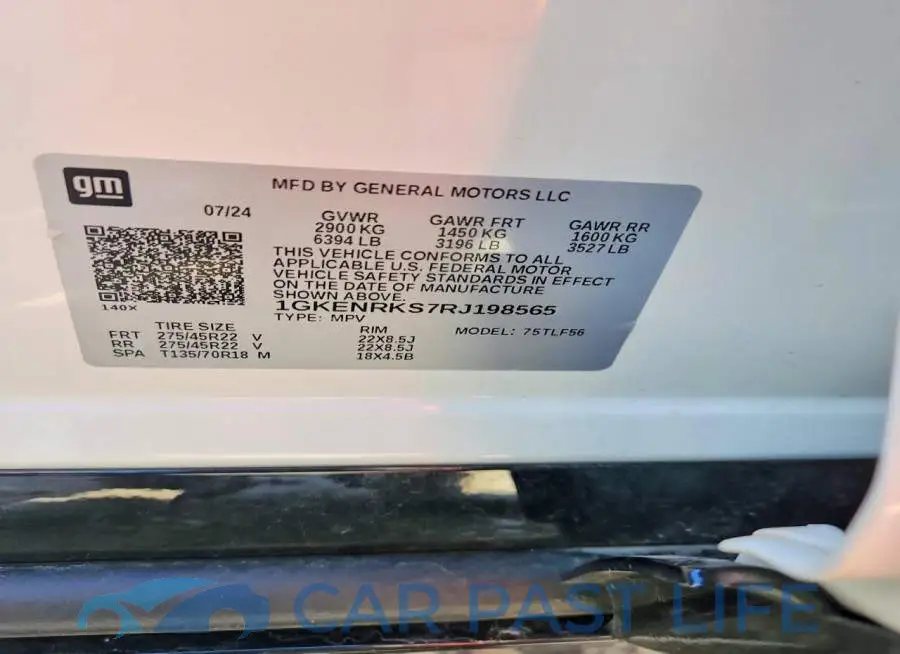 1GKENRKS7RJ198565# 13