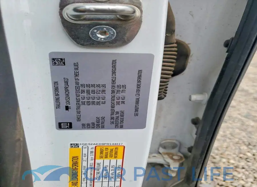 1GKS2AKD9PR144617# 13