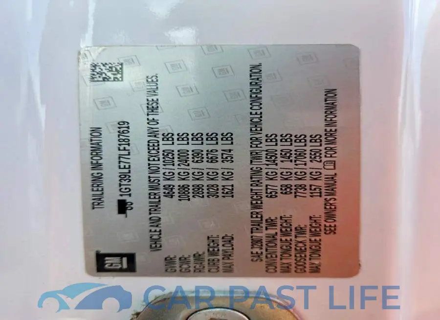 1GT39LE77LF187619# 12