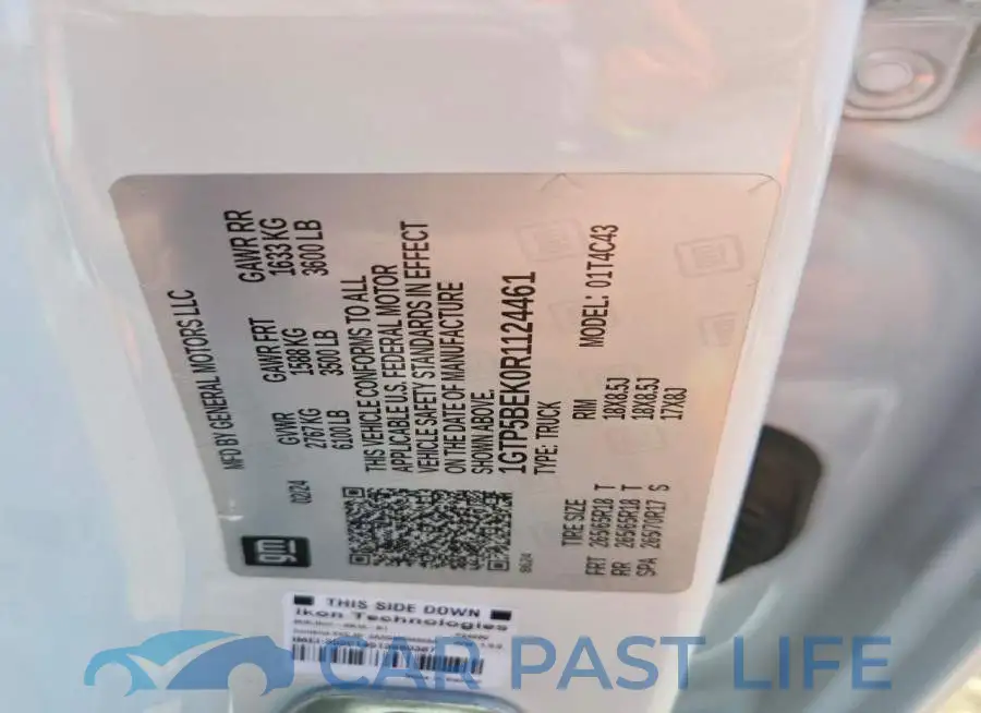 1GTP5BEK0R1124461# 12