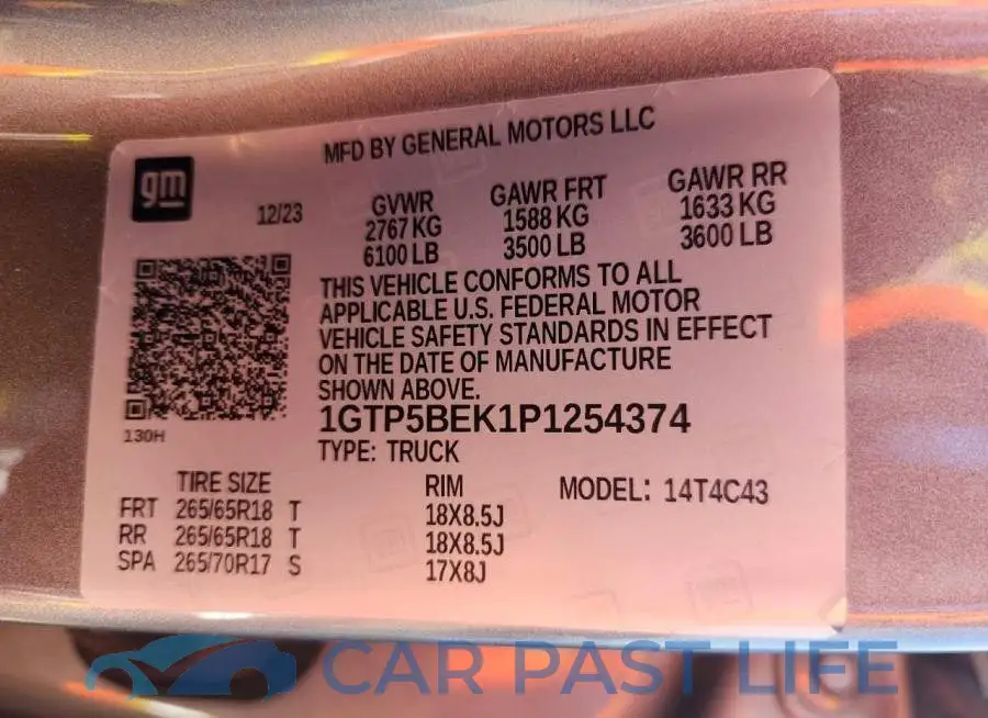 1GTP5BEK1P1254374# 13