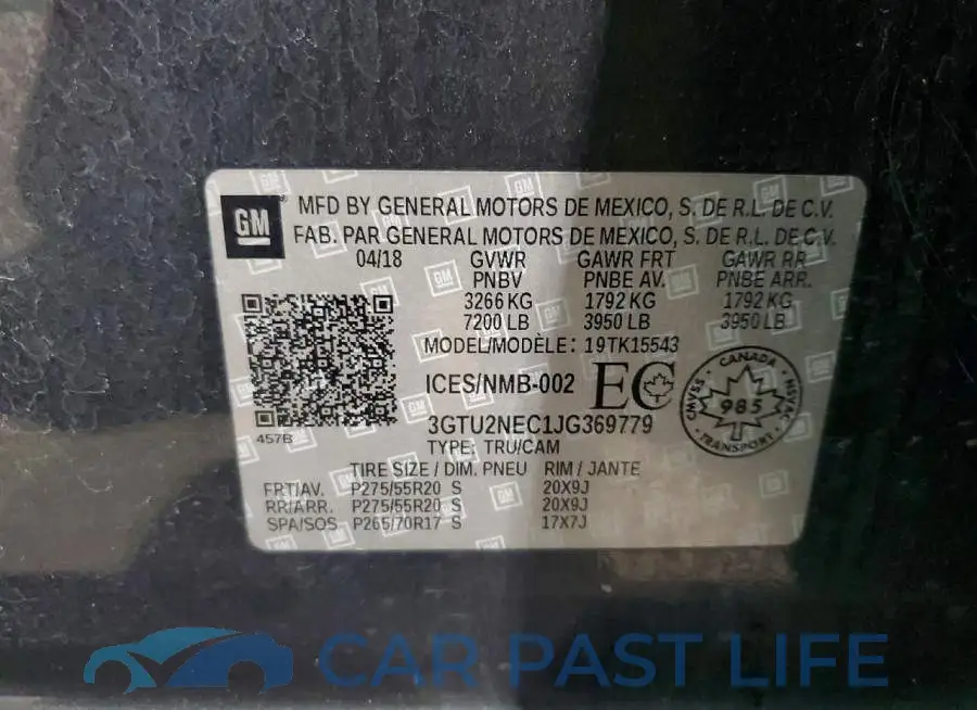 3GTU2NEC1JG369779# 13