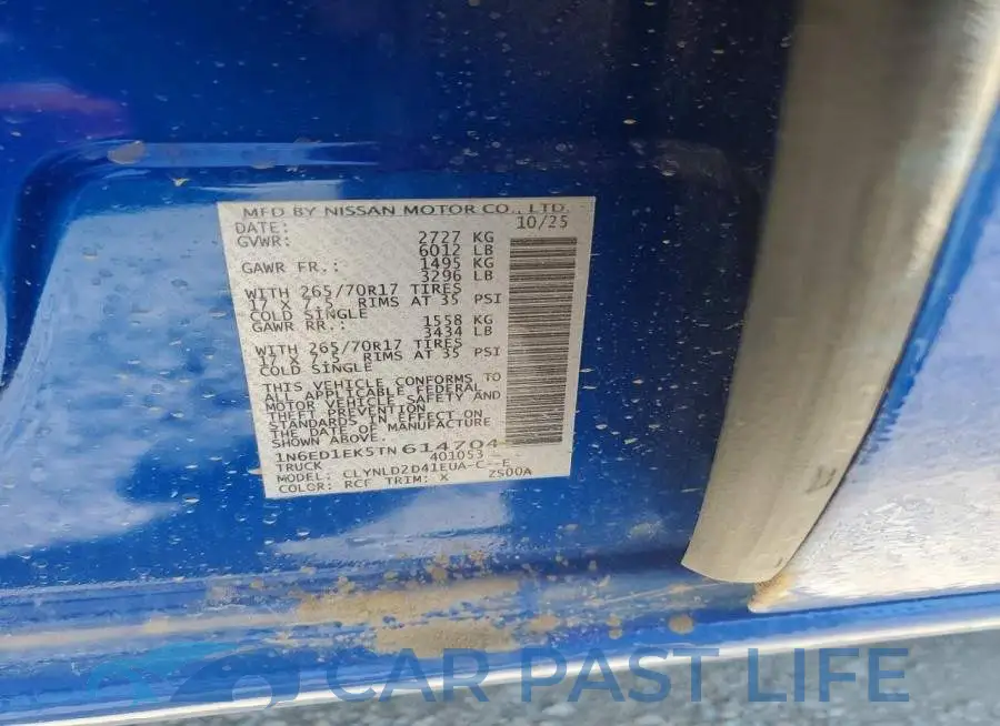 1N6ED1EK5TN614704# 12