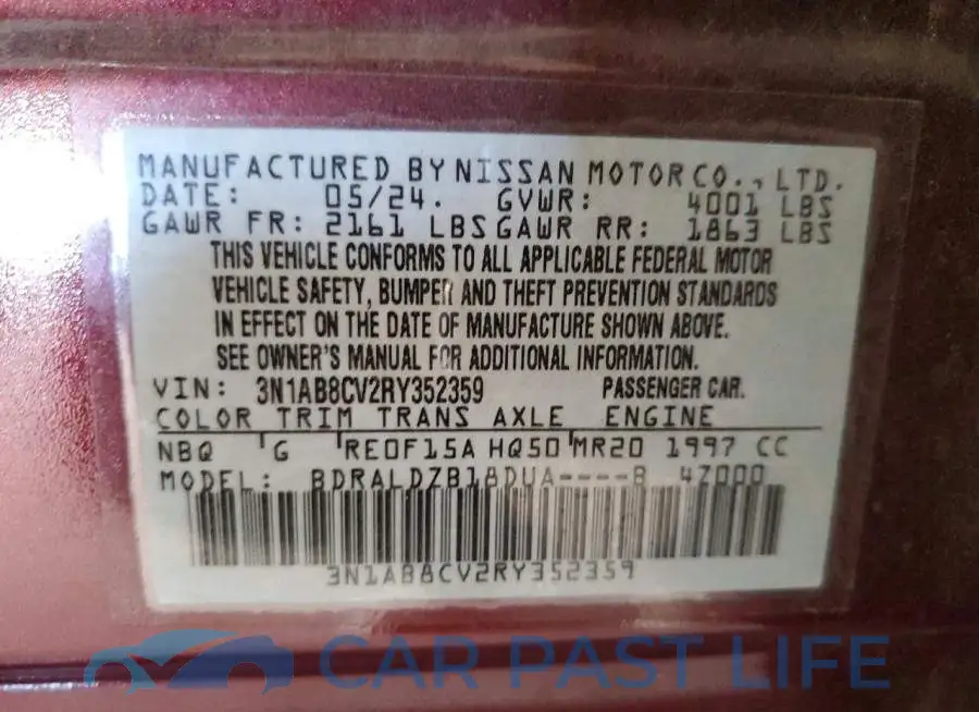 3N1AB8CV2RY352359# 12