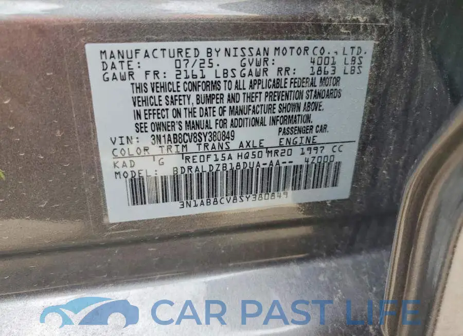 3N1AB8CV8SY380849# 12