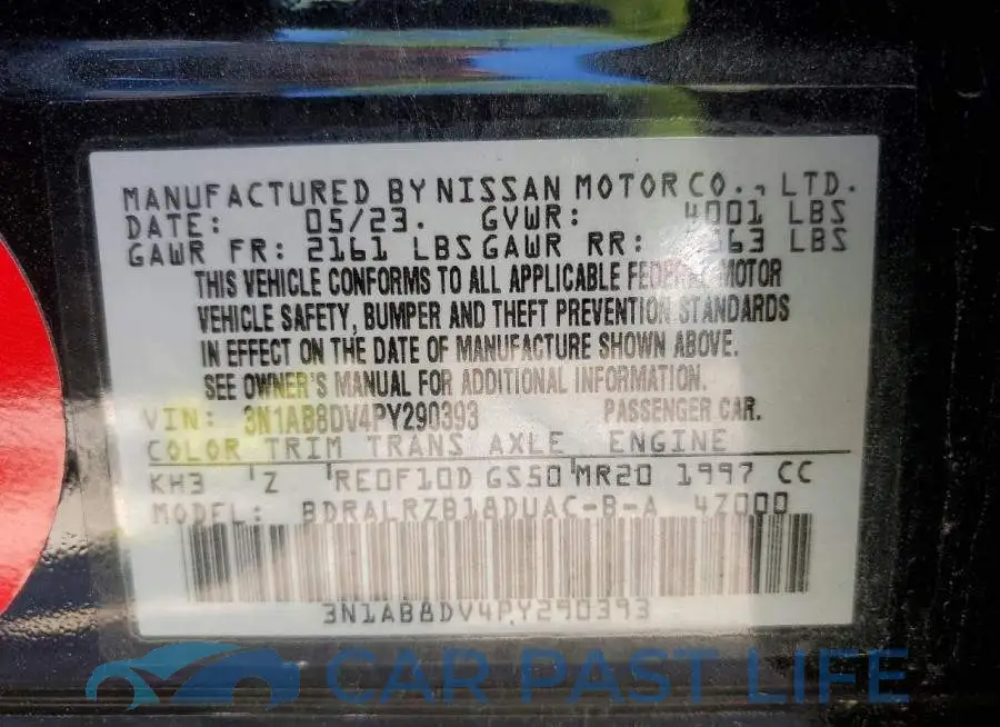 3N1AB8DV4PY290393# 12