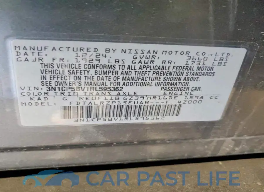 3N1CP5BV1RL595362# 14