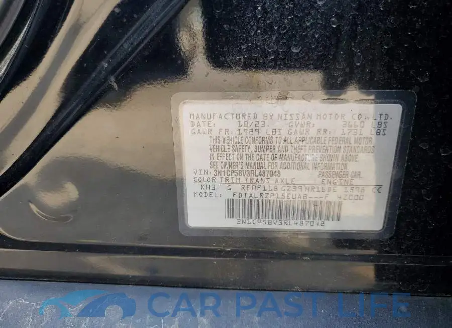 3N1CP5BV3RL487048# 12