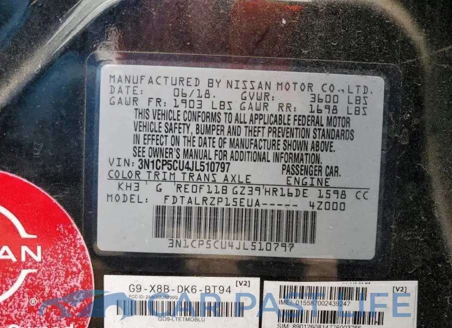 3N1CP5CU4JL510797# 14
