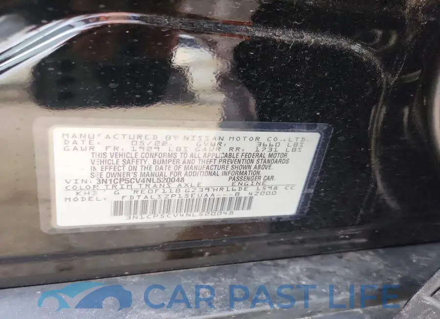 3N1CP5CV4NL520048# 12