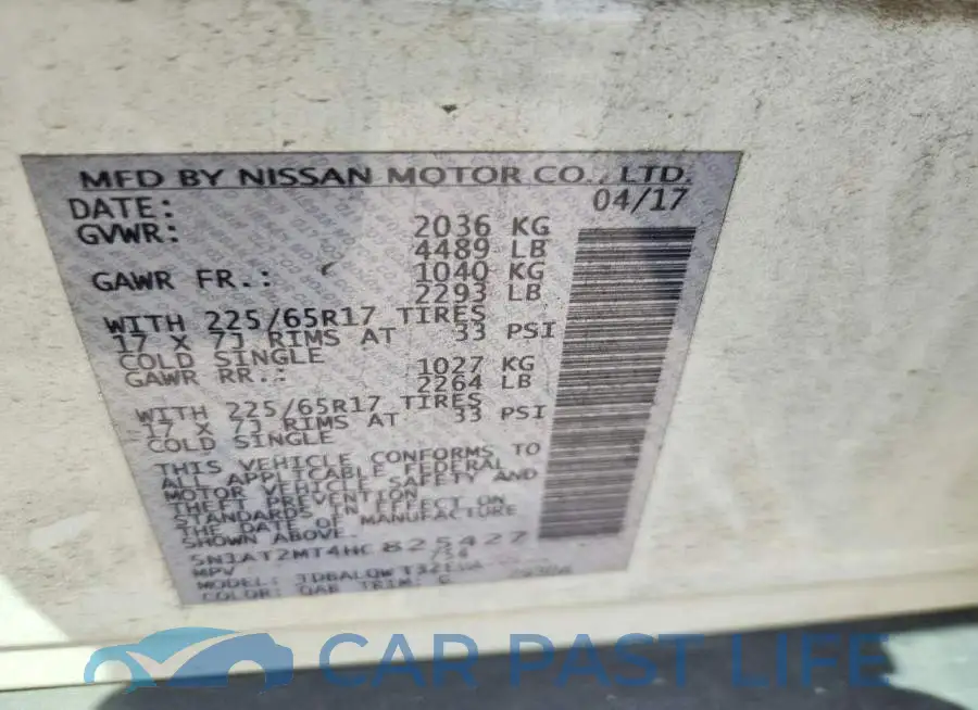 5N1AT2MT4HC825427# 13