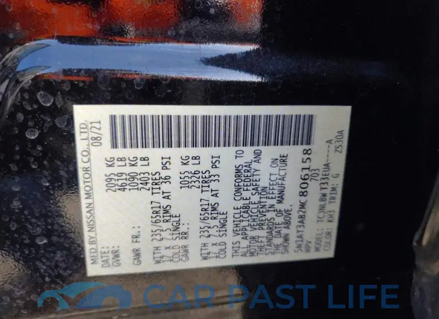 5N1AT3AB2MC806158# 13