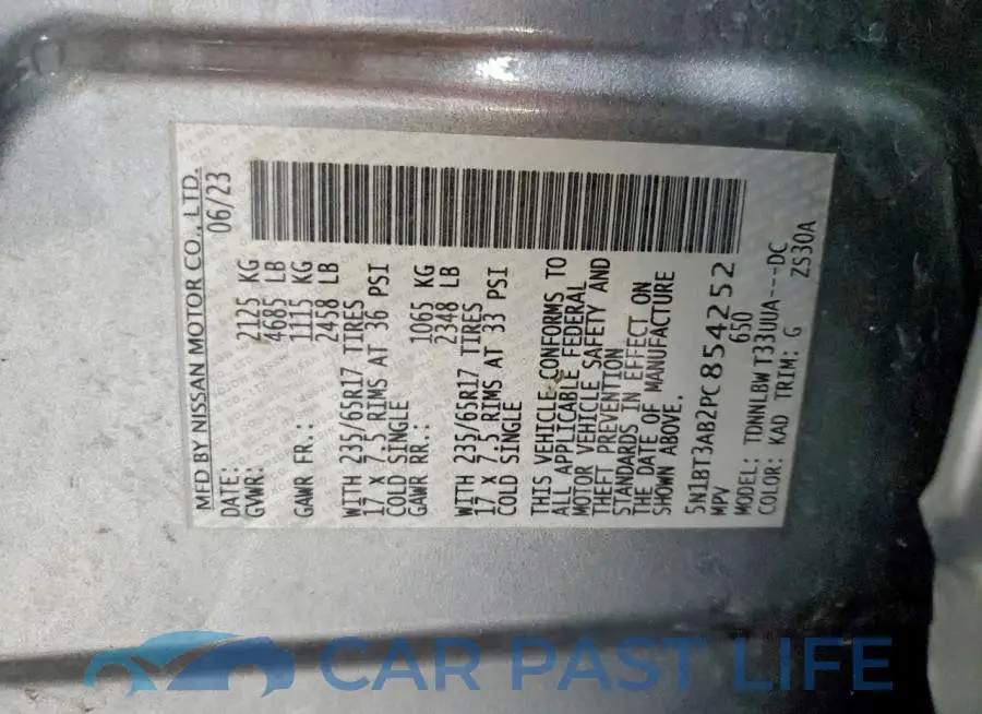5N1BT3AB2PC854252# 14