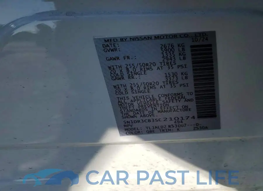 5N1DR3CB3SC210174# 13