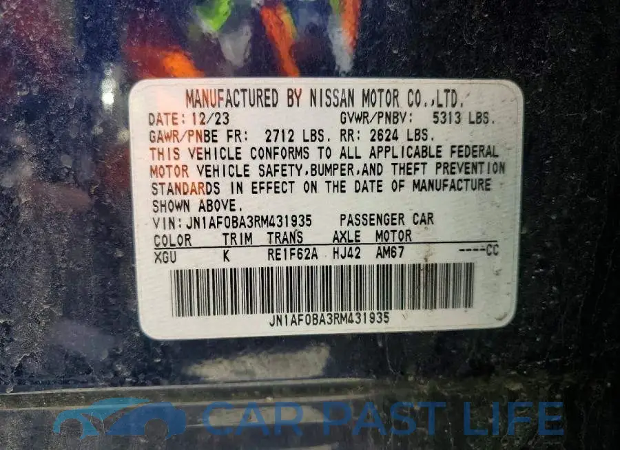 JN1AF0BA3RM431935# 12