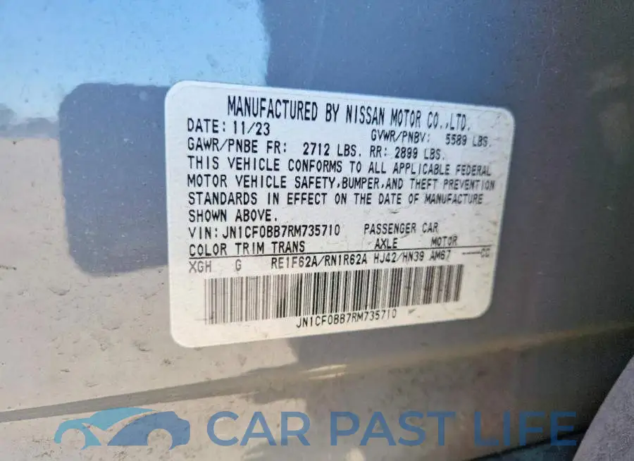 JN1CF0BB7RM735710# 13