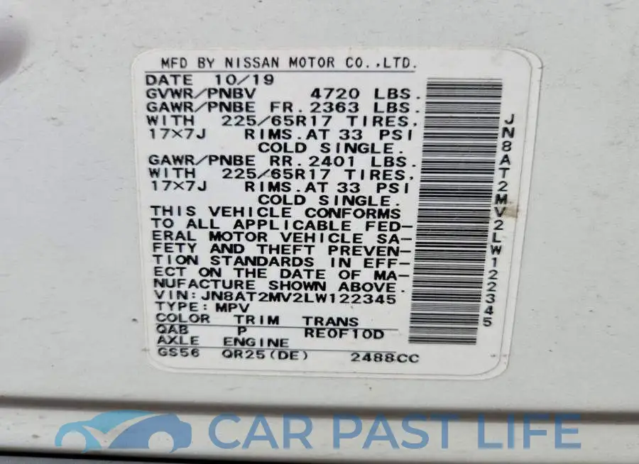 JN8AT2MV2LW122345# 13