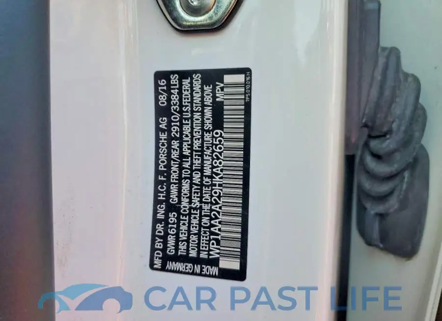 WP1AA2A29HKA82659# 14