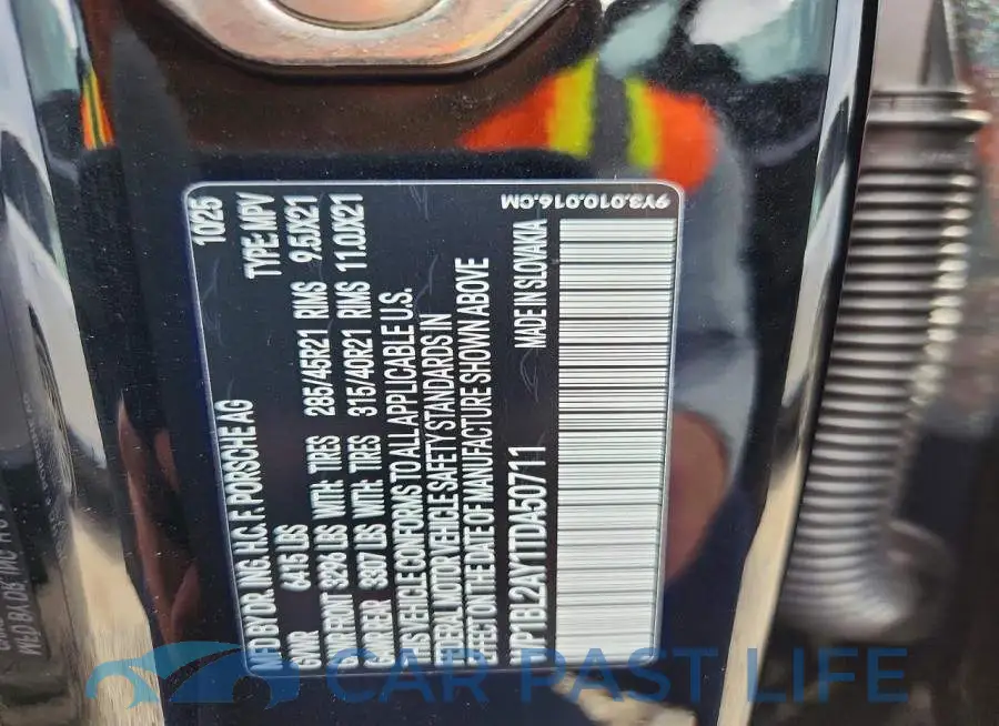 WP1BL2AY1TDA50711# 13