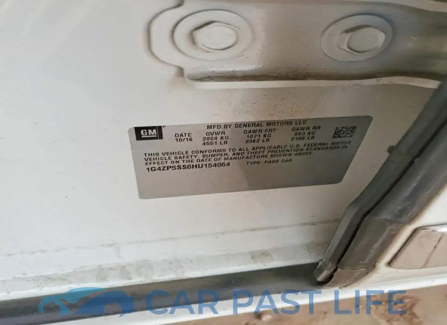 1G4ZP5SS6HU154064# 12