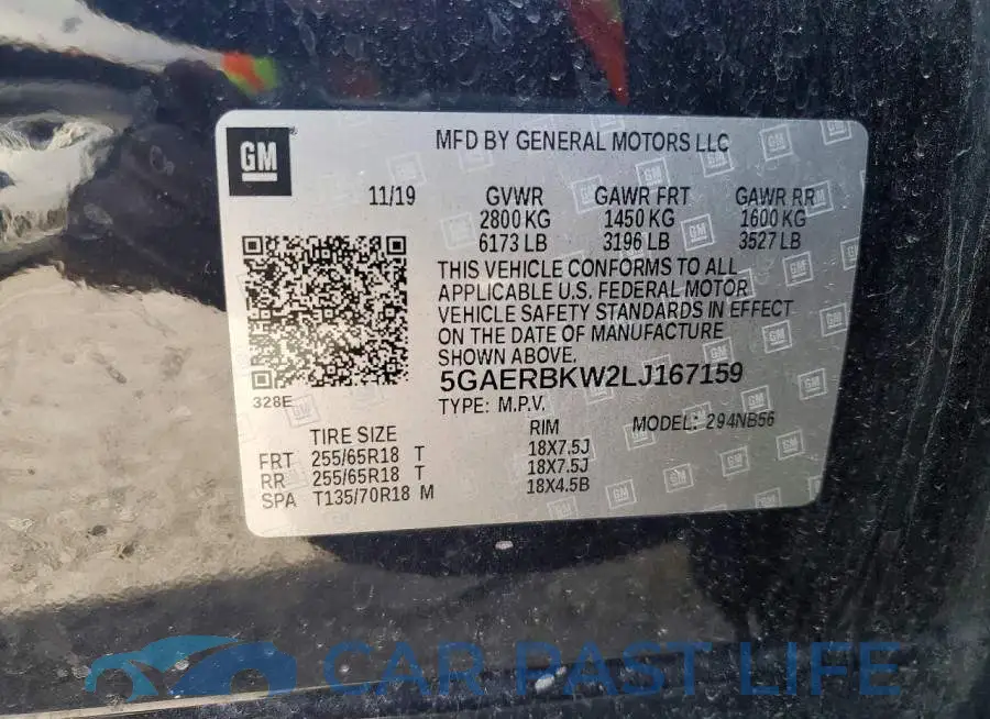 5GAERBKW2LJ167159# 13