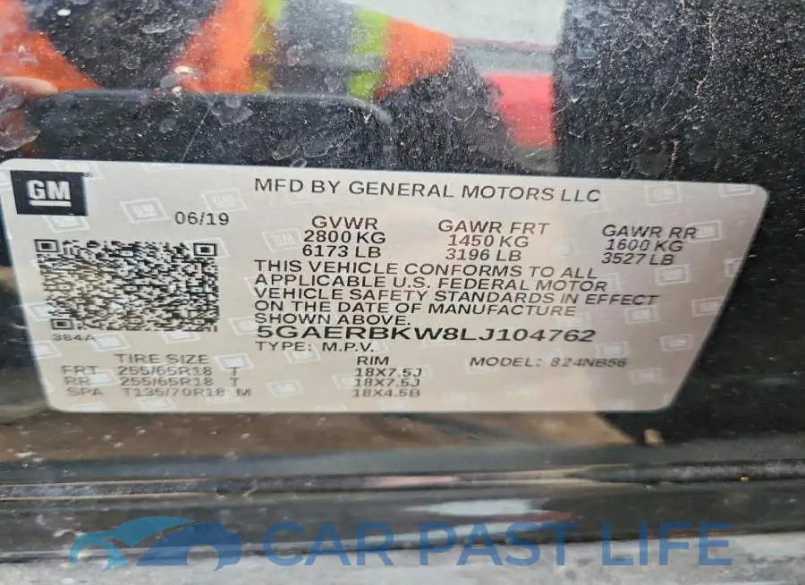 5GAERBKW8LJ104762# 12