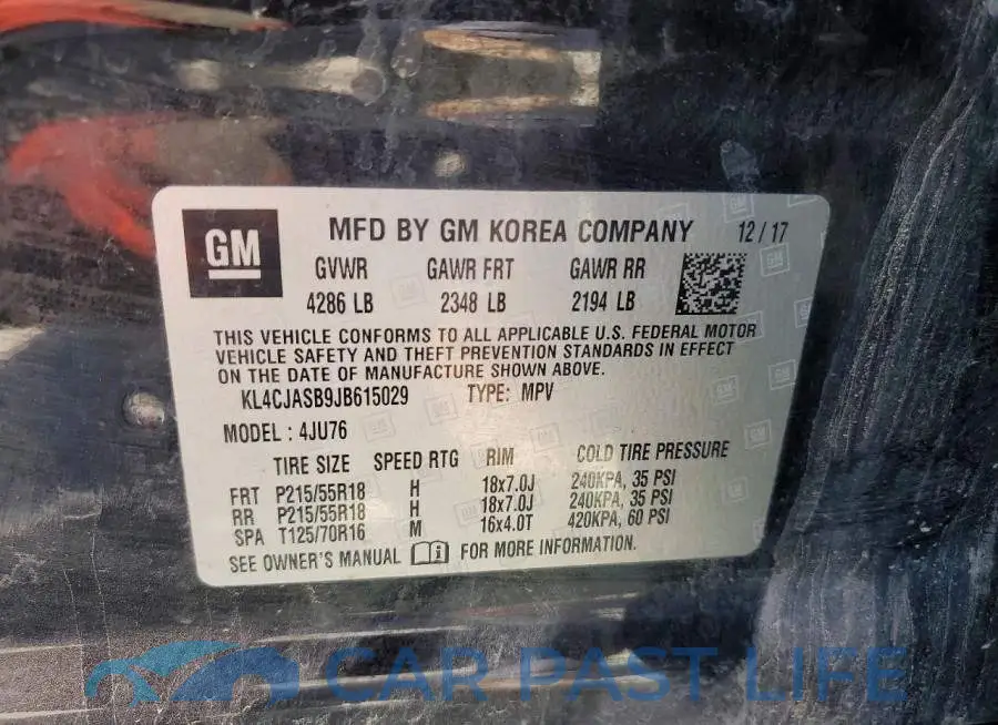 KL4CJASB9JB615029# 13