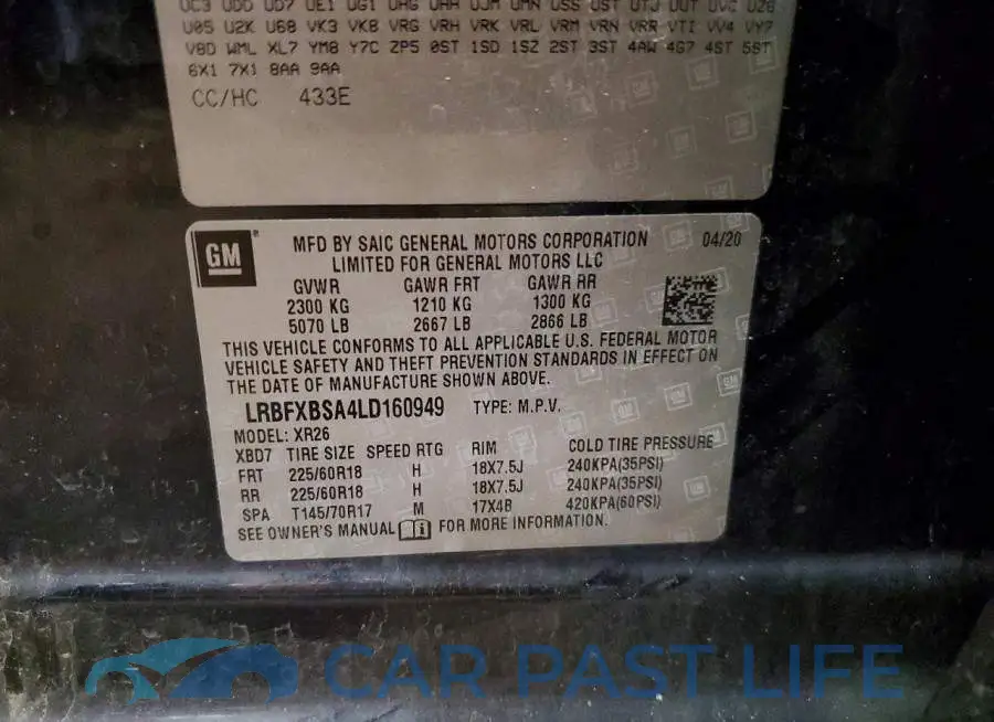 LRBFXBSA4LD160949# 13