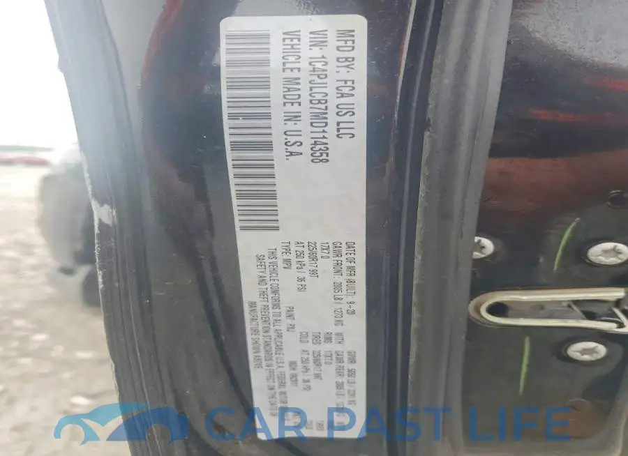 1C4PJLCB7MD114358# 12