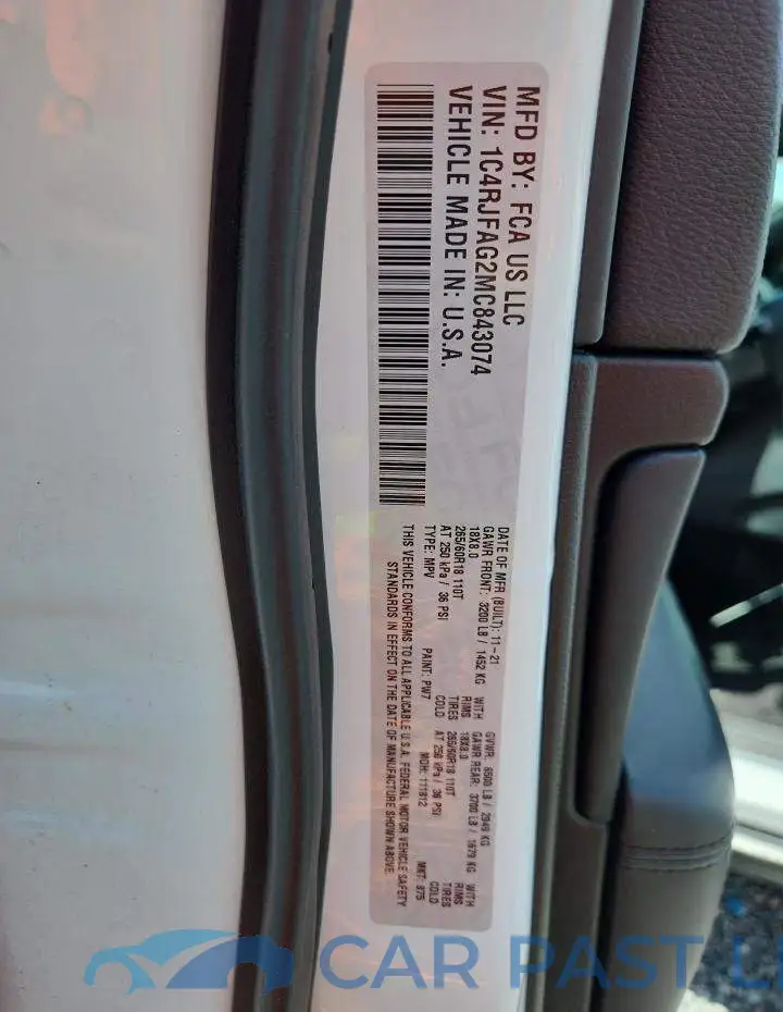1C4RJFAG2MC843074# 13