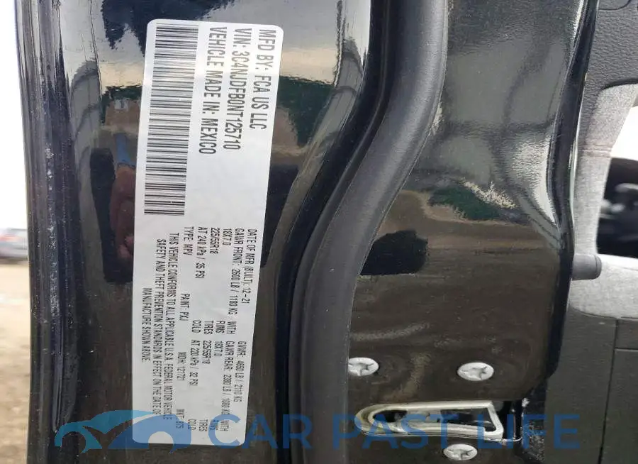 3C4NJDFB0NT125710# 13