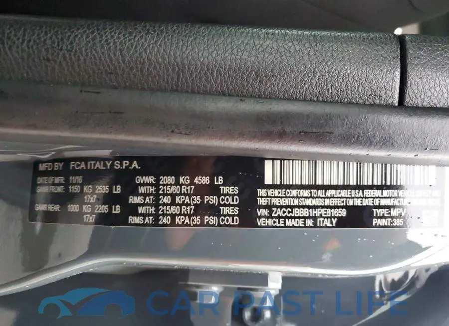 ZACCJBBB1HPE81659# 13