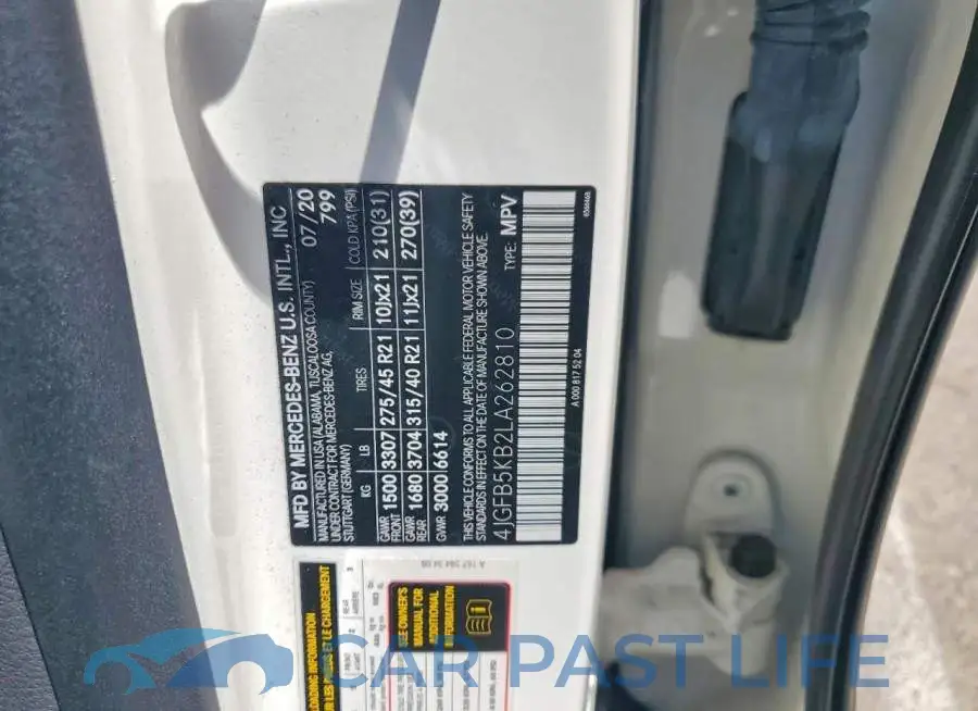 4JGFB5KB2LA262810# 13
