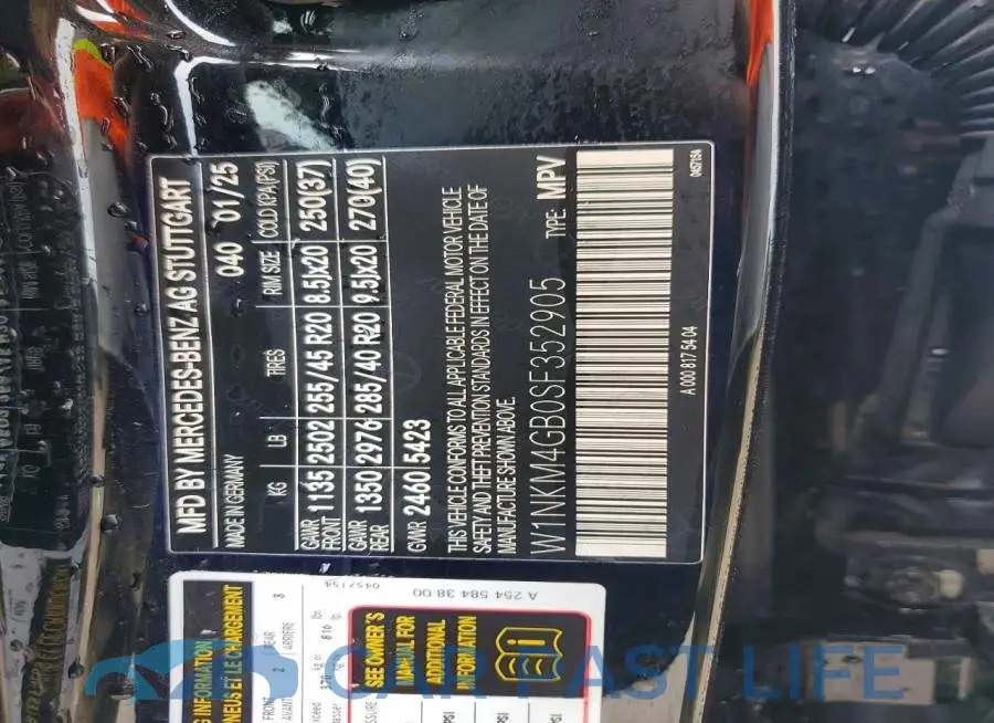 W1NKM4GB0SF352905# 12