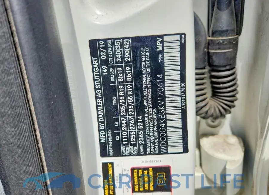 WDC0G4KB3KV170614# 13