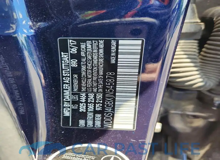 WDDSJ4GBXJN545878# 12
