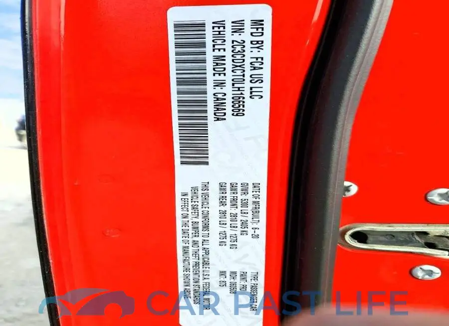 2C3CDXCT0LH166569# 12