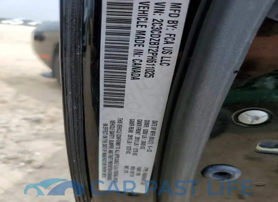 2C3CDZBT2PH611025# 12