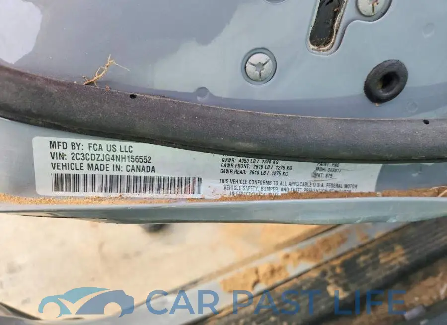 2C3CDZJG4NH156552# 12