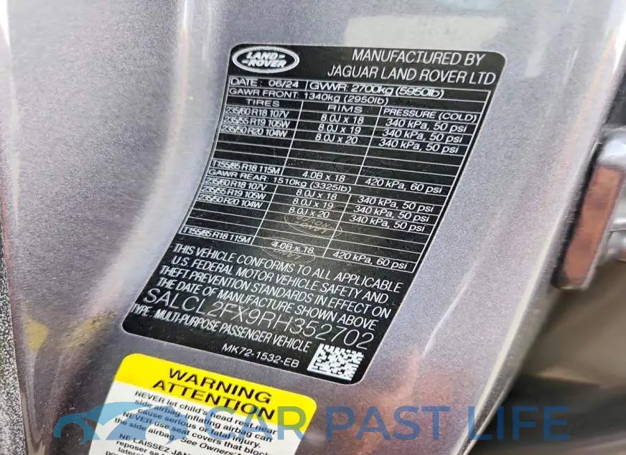 SALCL2FX9RH352702# 14