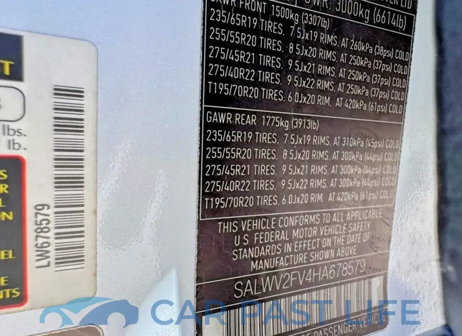 SALWV2FV4HA678579# 15