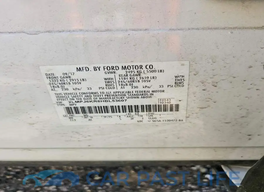 2LMPJ6KR8HBL53607# 14