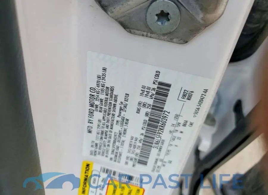 3LN6L5F92KR603972# 12
