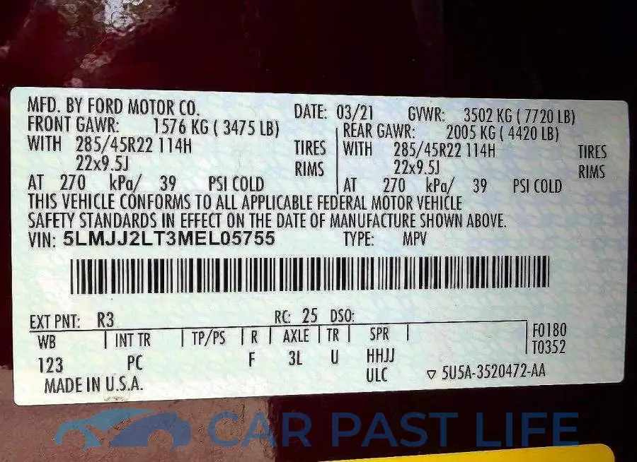 5LMJJ2LT3MEL05755# 14
