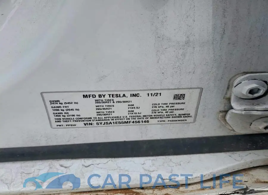5YJSA1E55MF456146# 13