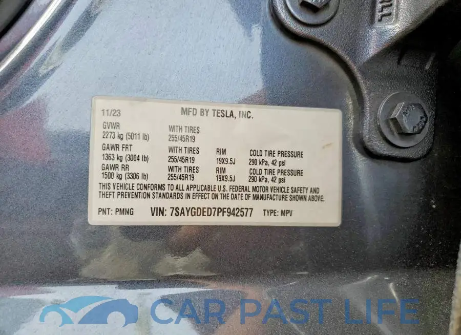 7SAYGDED7PF942577# 12