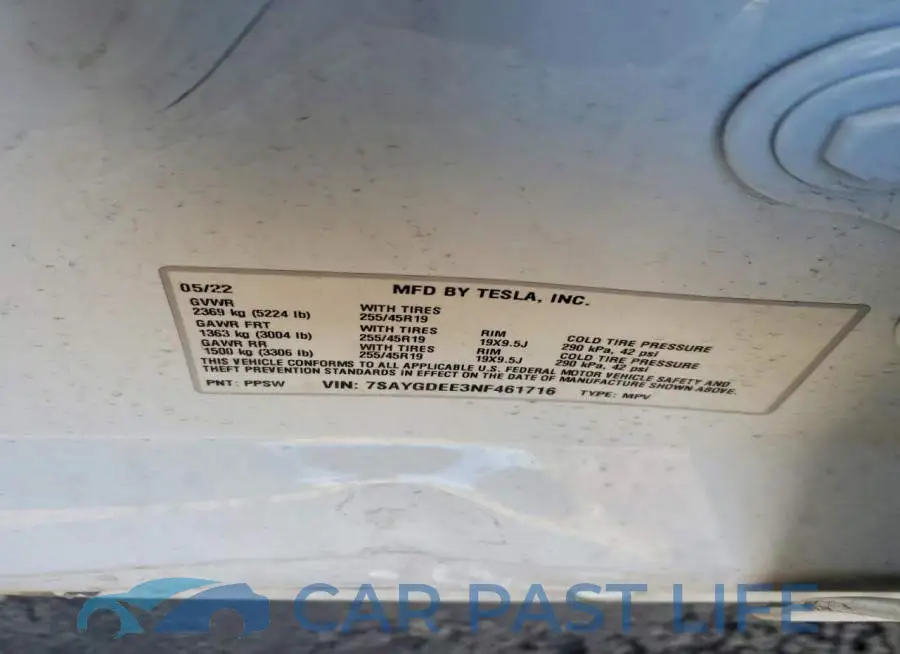 7SAYGDEE3NF461716# 13