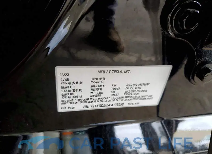 7SAYGDEE5PA135058# 13